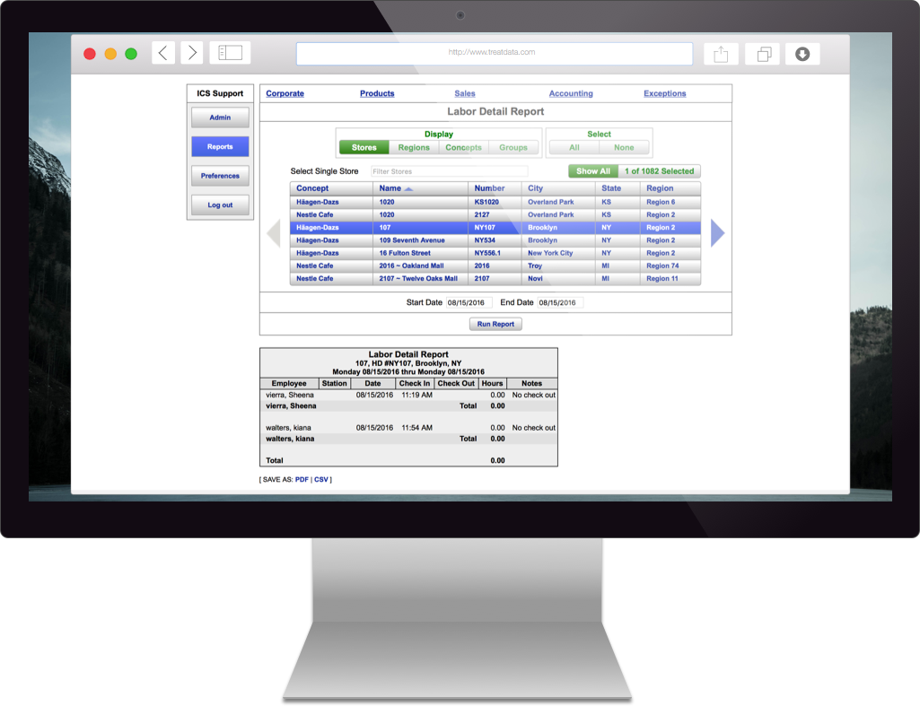 powerful QSR point-of-sale data (Treatdata)